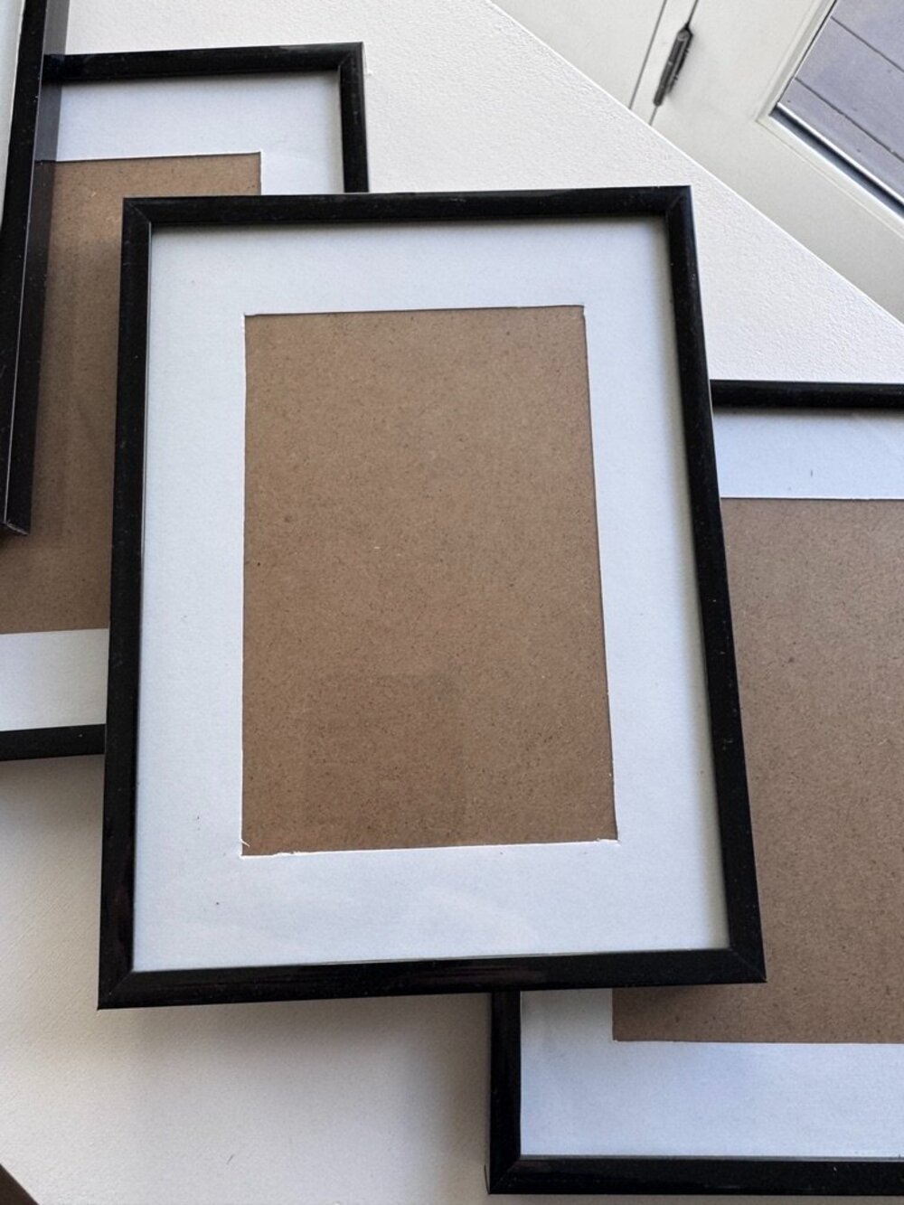 Black Minimalist Picture Frames (5 Included),Modern Lines, 4"x6" Photo, New - Picture 4 of 5